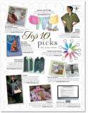 Yarn Market News 2010 Conference Showbook featuring Lace Leaves Scarves