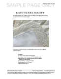 Sample cover page of HeartStrings Lace-edged Hanky pattern